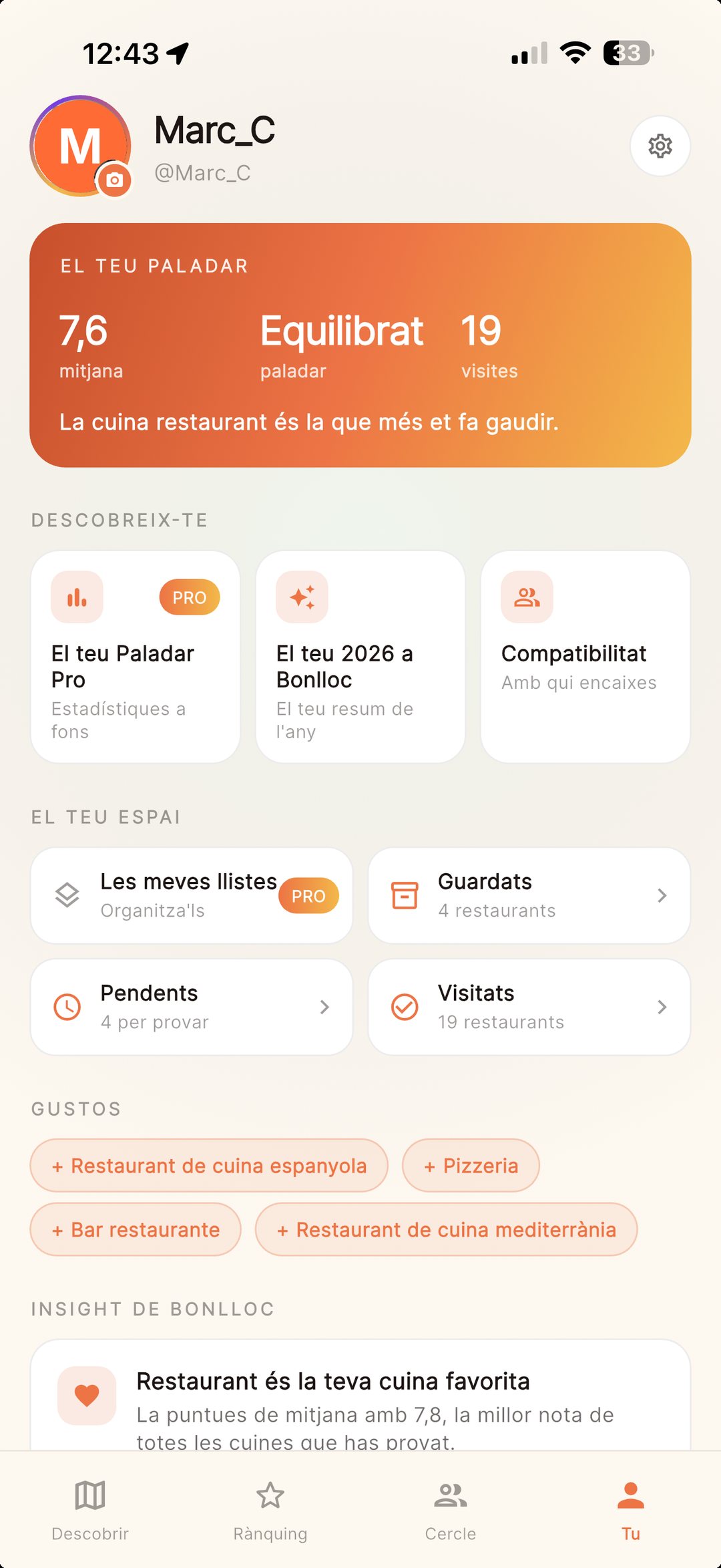Perfil Tu
